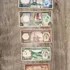 طقم فلوس الملك خالد بحالة جيدة 100  50   10  5  1.