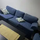 طقم كنب نضيف كنبه و2 كرسى