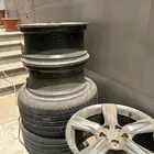 اربع رنقات لكزس مع كفرين اصلين