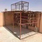عشه للبيع عشة حمام   دجاج حديد نظيفه جدا