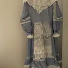 فستان بتصميم خاص و يدوي بطابع فكتوري