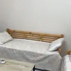 3 كراسي خشب شبه جديدة