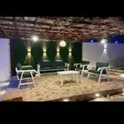 كراسي خارجية طقم حديد او خشب