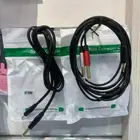 اسلاك صوتيات اوكس و RCA و جاك اصليه تفصيل