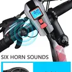 كشاف دراجة هوائية اماميه وخلفية مع عداد وبوري