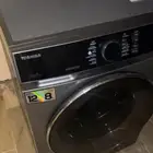غساله توشيبا توماتك غسيل تنشيف حراري