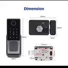 قفل باب اكتروني