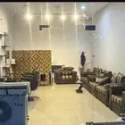 أغراض محل حلاق كاملة للبيع