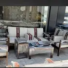 جلسات خارجية الحديد والخشب