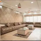الرياض   حي البيان للايجار شاليه بمسبح
