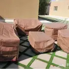 طربال طقم سبعة اشخاص حديد او خشب