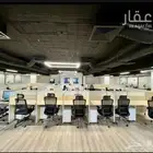 6مكاتب مشتركه للإيجار باقي من العقد سته اشهر