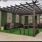 مظلات وسواتر وهناقر وسلالم وأعمال حدادة