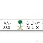 لوحة مميزة ص ل ن 880