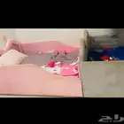 سرير أطفال بنت وردي