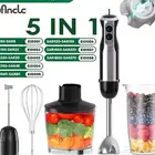 Wancle 5-In-1 خلاط غمر يدوي كهربائي 1000 واط عصا من الفولاذ