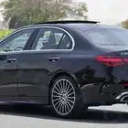 مرسيدس سي200 اسود اصفار2025 جديد فل (كامل)