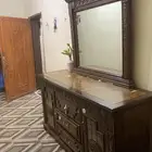 bed set and sofa