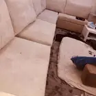 كنب حرف L المقاس 6 متر تقريبا.