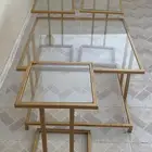 طاوله كبيره وطاولات خدمه السعر200