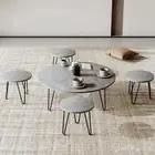 طقم طاولات تقديم و قهوة (جديد)