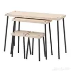 طاولة 2 من ايكيا مع كراسي 2 طقم