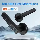 قفل باب ذكي بدون مفتاح يعمل بالبصمة والأرقام والبلوتوث