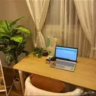 طاوله مكتب خشبيه وتقدر تستعملها طاوله اكل