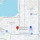 ارض زاويه للبيع حي الجوهره الدمام مساحة