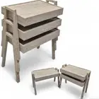 طاولات خدمة تركي مدرج 3 حبات