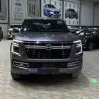 نيسان باترول بلاتينيوم تنفس طبيعي اللون رصاصي داخلية احمر