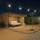 مظلات قش افريقي وساتر خيزران للحدائق والاستراحات