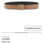 حزام جلد عجل نساء براند LOEWE اصلي استخدام مره واحده