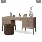 سرير جديد مع تسريحه نفس تصميم الي بالصوره ومرايا دائريه