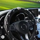 غطاء مقود للسياره حبتين ابيض واسود