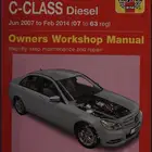 كتيب اصلاح هاينيز مرسيدس بنز C ديزل 2007-2014