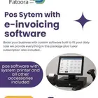 zatca approved phase1 2Pos Software with All accessories