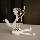 حامل جوال على شكل قطة