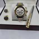 ساعة فرزاتشي وقلم وكبك كارتير