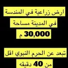 مزرعة للبيع في المندسه في المدينة مساحة 30 الف