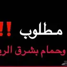 مطلوب شقة غرفة و حمام و مطبخ شرق الرياض قريب من الحمراء