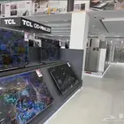 شاشه tcl 55 بوصه جديده شريتها قبل يومين