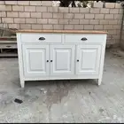 طاوله بعدة ادراج خشب طبيعي