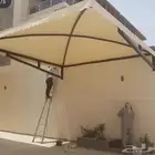 معلم حداد سواتر مظلات مواقف سيارات اشتغل جميع حداده