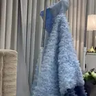 فستان بوتيك ساره ازرق سماوي