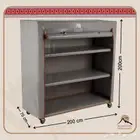 دولاب تخزين رصاصي