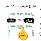 للبيع نصف قطعة بمخطط الفنار في ابحر الشمالية 99 ب