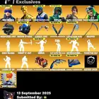 حساب فورت نايت فوق 250 سكن نادره