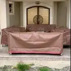 طربال كرسي حديد وخشب