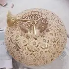 نجفة سقف ذهبي كريستال نجفات ثريا ابجوره. ديكور. كماليات.